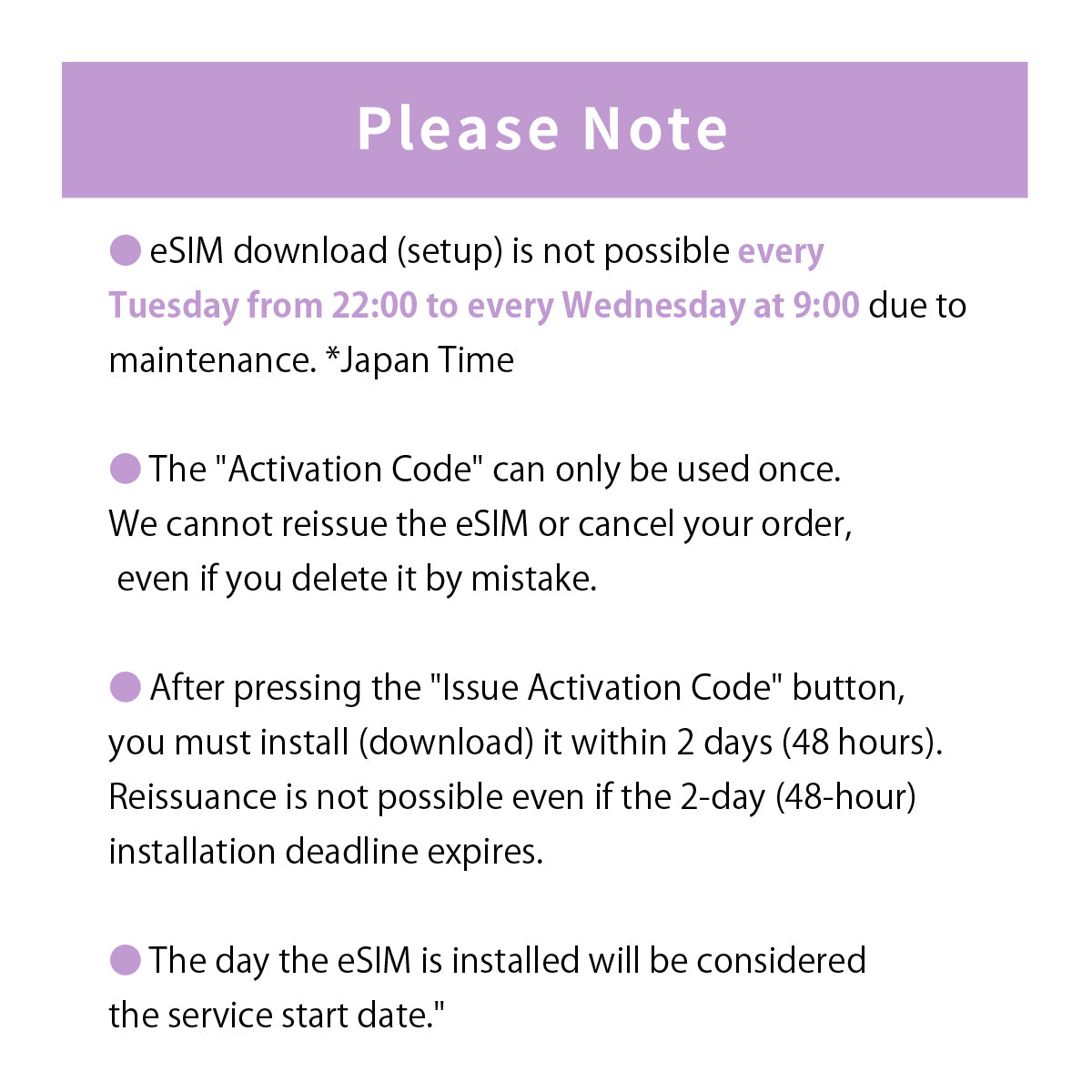 Japan Data eSIM 30GB/31days