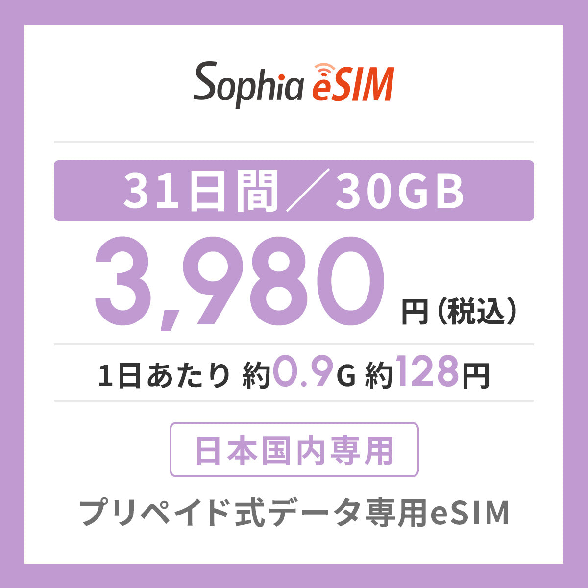 楽天市場】プリペイドSIM 日本 【 eSIM 】 30日間 30GB ドコモ通信網 