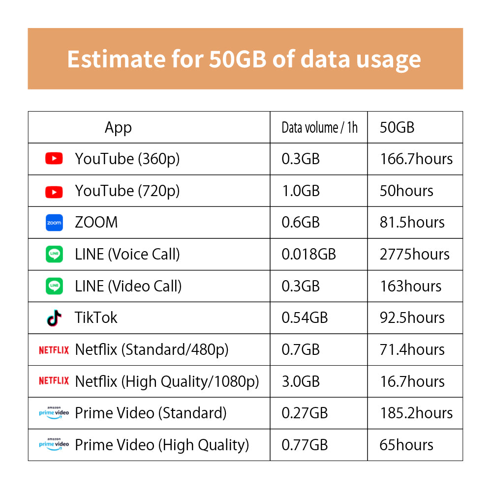 Japan Data eSIM　100GB／365days