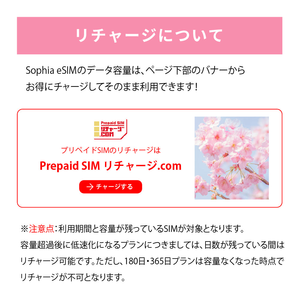 日本国内専用 データeSIM　1GB／3日間