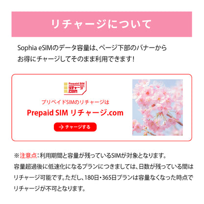 日本国内専用 データeSIM　1GB／3日間