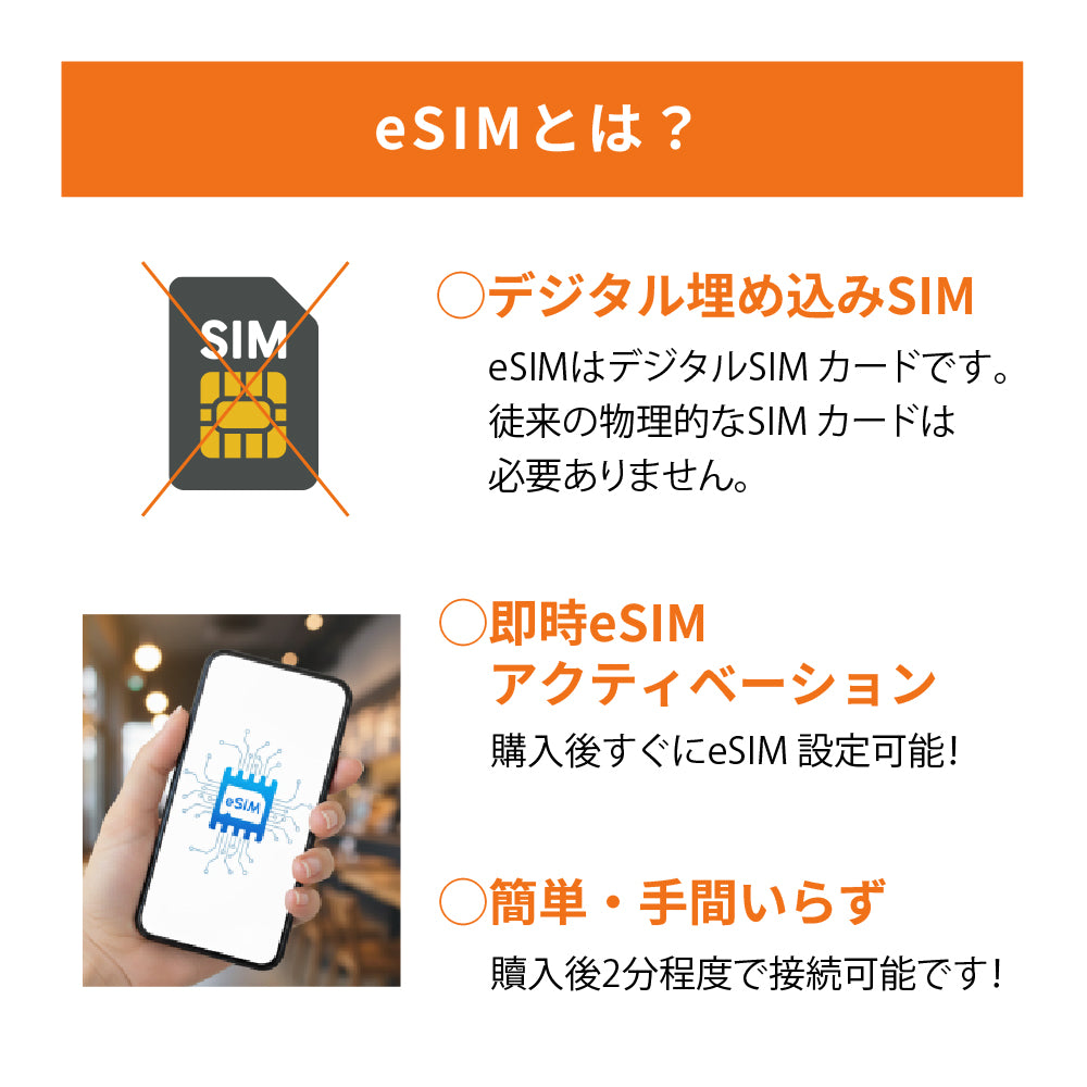 日本国内専用 データeSIM　30GB／31日間